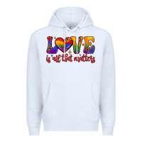 White love is all that matters Premium Hoodie - JahusDesignShop