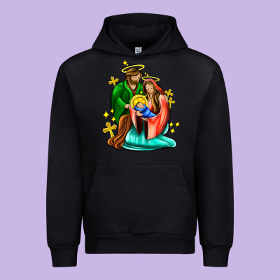 Oh Holy Night  With Cross Ado Urban Hoodie Designed By Adodesignshop