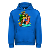 Cobalt oh holy night  with cross ado Urban Hoodie - AdoDesignShop
