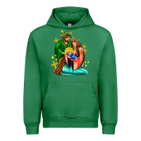 Emerald oh holy night  with cross ado Urban Hoodie - AdoDesignShop