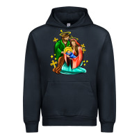 Navy oh holy night  with cross ado Urban Hoodie - AdoDesignShop