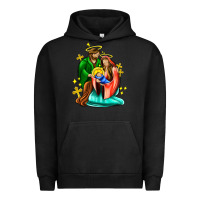 Pigment Black oh holy night  with cross ado Urban Hoodie - AdoDesignShop