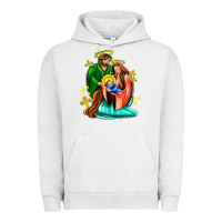 Pigment Lunar Rock oh holy night  with cross ado Urban Hoodie - AdoDesignShop