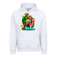 White oh holy night  with cross ado Urban Hoodie - AdoDesignShop