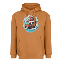 Meerkat happy santa Heavyweight Hoodie - Unal Design