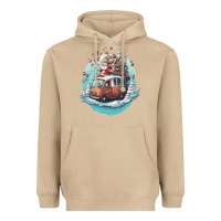 Mushroom happy santa Heavyweight Hoodie - Unal Design
