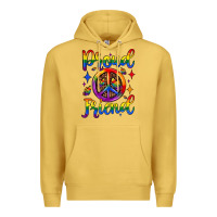 Antique Gold proud friend Premium Hoodie - JahusDesignShop