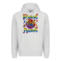 Dove Grey proud friend Premium Hoodie - JahusDesignShop