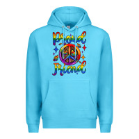 Ocean Blue proud friend Premium Hoodie - JahusDesignShop