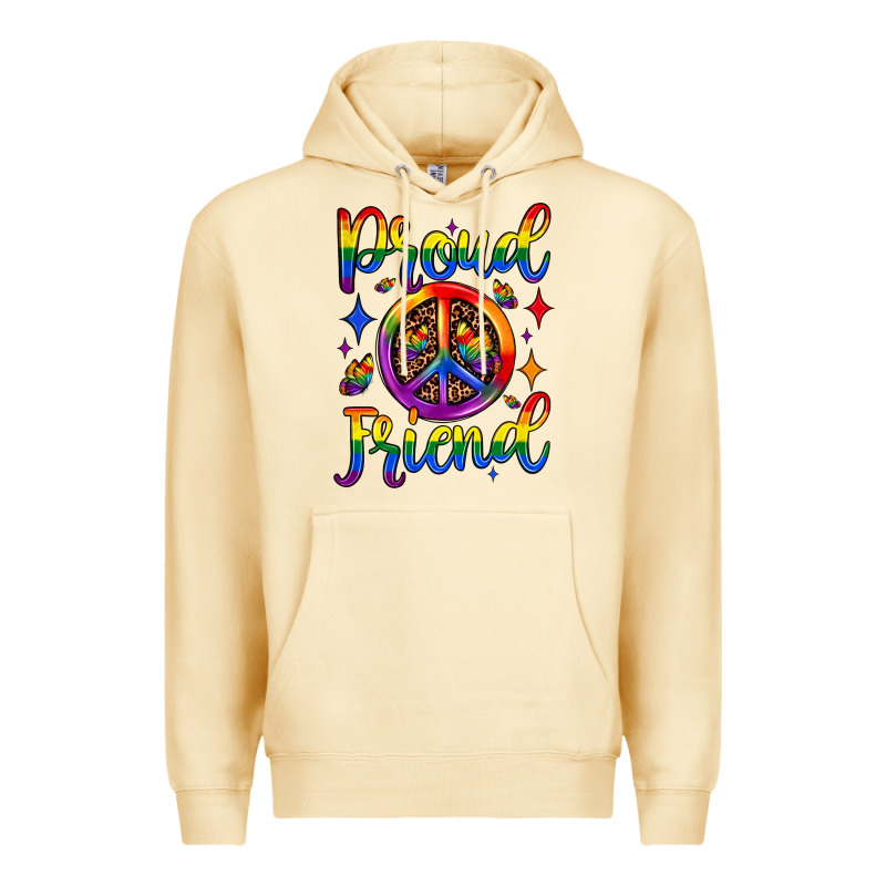 Proud Friend Premium Hoodie by JahusDesignShop | Teevron