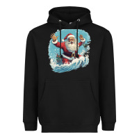 Black happy santa Heavyweight Hoodie - Unal Design
