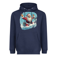 Navy happy santa Heavyweight Hoodie - Unal Design