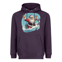 Plum happy santa Heavyweight Hoodie - Unal Design