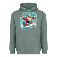 Sage happy santa Heavyweight Hoodie - Unal Design
