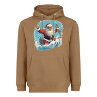 Toasted Coconut happy santa Heavyweight Hoodie - Unal Design