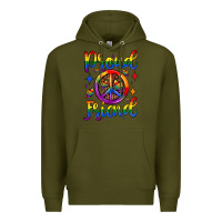 Army Green proud friend Premium Hoodie - JahusDesignShop
