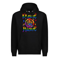 Black proud friend Premium Hoodie - JahusDesignShop