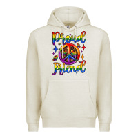 Oatmeal Heather proud friend Premium Hoodie - JahusDesignShop