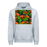 Heather Grey halloween pumpkin tumbler Urban Hoodie - BundleAndBundleShop