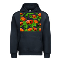 Navy halloween pumpkin tumbler Urban Hoodie - BundleAndBundleShop