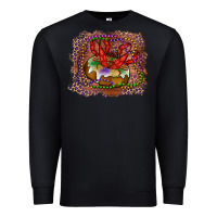 Black Mardi gras king cake crawfish Premium Sweatshirt - RanaPortraitStore