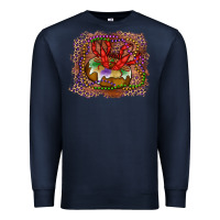 Navy Mardi gras king cake crawfish Premium Sweatshirt - RanaPortraitStore