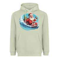 Matcha surf happy santa Heavyweight Hoodie - Unal Design
