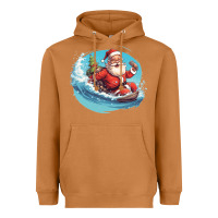 Meerkat surf happy santa Heavyweight Hoodie - Unal Design