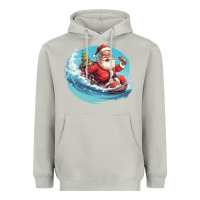 Moon Dust surf happy santa Heavyweight Hoodie - Unal Design