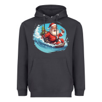 Smoke surf happy santa Heavyweight Hoodie - Unal Design