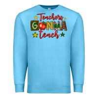 Ocean Blue teachers gonna teach Premium Sweatshirt - texasbilliewilder