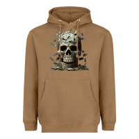 Toasted Coconut bad money Heavyweight Hoodie - Unal Design