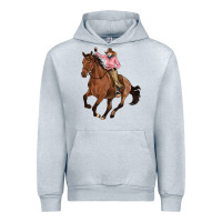 Heather Grey cowgirl Urban Hoodie - Artiststas