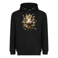 Black bad rabbit Heavyweight Hoodie - Unal Design