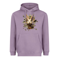 Lavender bad rabbit Heavyweight Hoodie - Unal Design