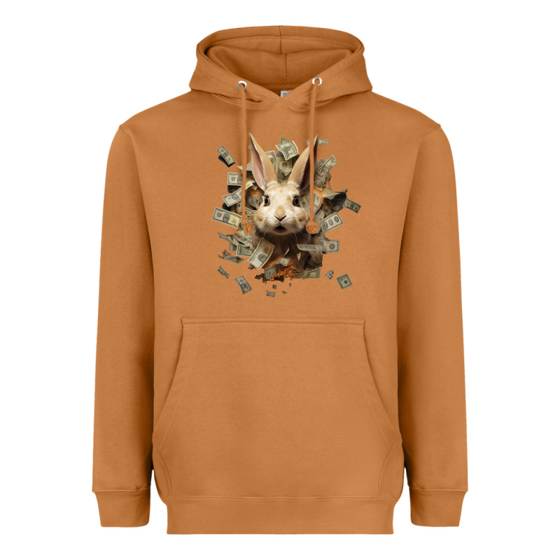 Bad Rabbit Heavyweight Hoodie by Unal Design | Teevron