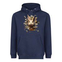 Navy bad rabbit Heavyweight Hoodie - Unal Design