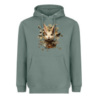 Sage bad rabbit Heavyweight Hoodie - Unal Design