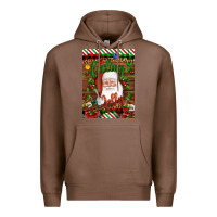 Chestnut Christmas Feeling Jolly Santa Premium Hoodie - Artiststas