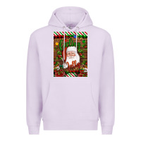 Lilac Christmas Feeling Jolly Santa Premium Hoodie - Artiststas