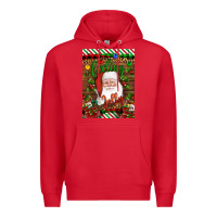 Red Christmas Feeling Jolly Santa Premium Hoodie - Artiststas