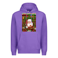 Purple Christmas Feeling Jolly Santa Premium Hoodie - Artiststas