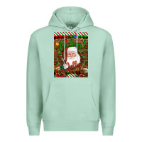 Seafoam Christmas Feeling Jolly Santa Premium Hoodie - Artiststas