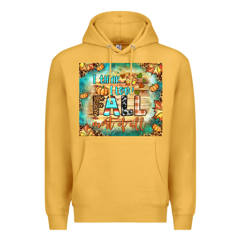 I Think I Love Fall Most Of All Tumbler Premium Hoodie by BundleAndBundleShop | Teevron