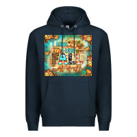 Navy i think i love fall most of all tumbler Premium Hoodie - BundleAndBundleShop