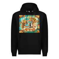Black i think i love fall most of all tumbler Premium Hoodie - BundleAndBundleShop