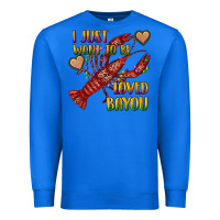 True Royal mardi gras i just want to be loved bayou crawfish Premium Sweatshirt - RanaPortraitStore