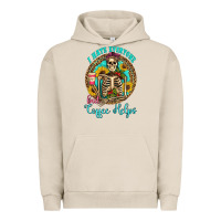 Pigment French Oak i hate everyone but coffee helps western skeleton coffee sunflowers Urban Hoodie - Artiststas