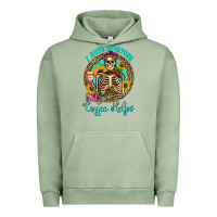 Pigment Oil Green i hate everyone but coffee helps western skeleton coffee sunflowers Urban Hoodie - Artiststas