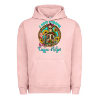 Pigment Salmon i hate everyone but coffee helps western skeleton coffee sunflowers Urban Hoodie - Artiststas